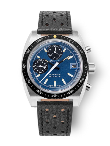 Nivada Grenchen Chronosport Blue 77003A
