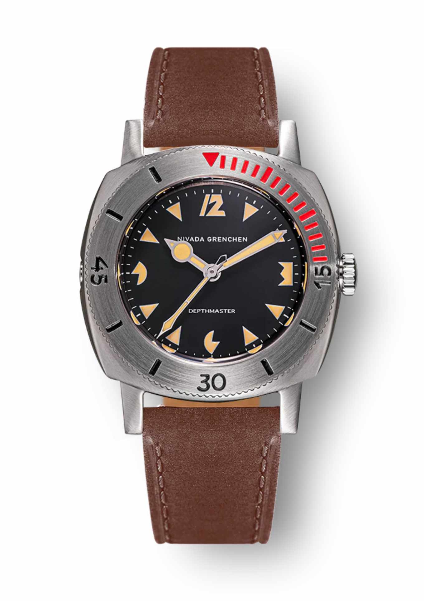 Leather strap, brown