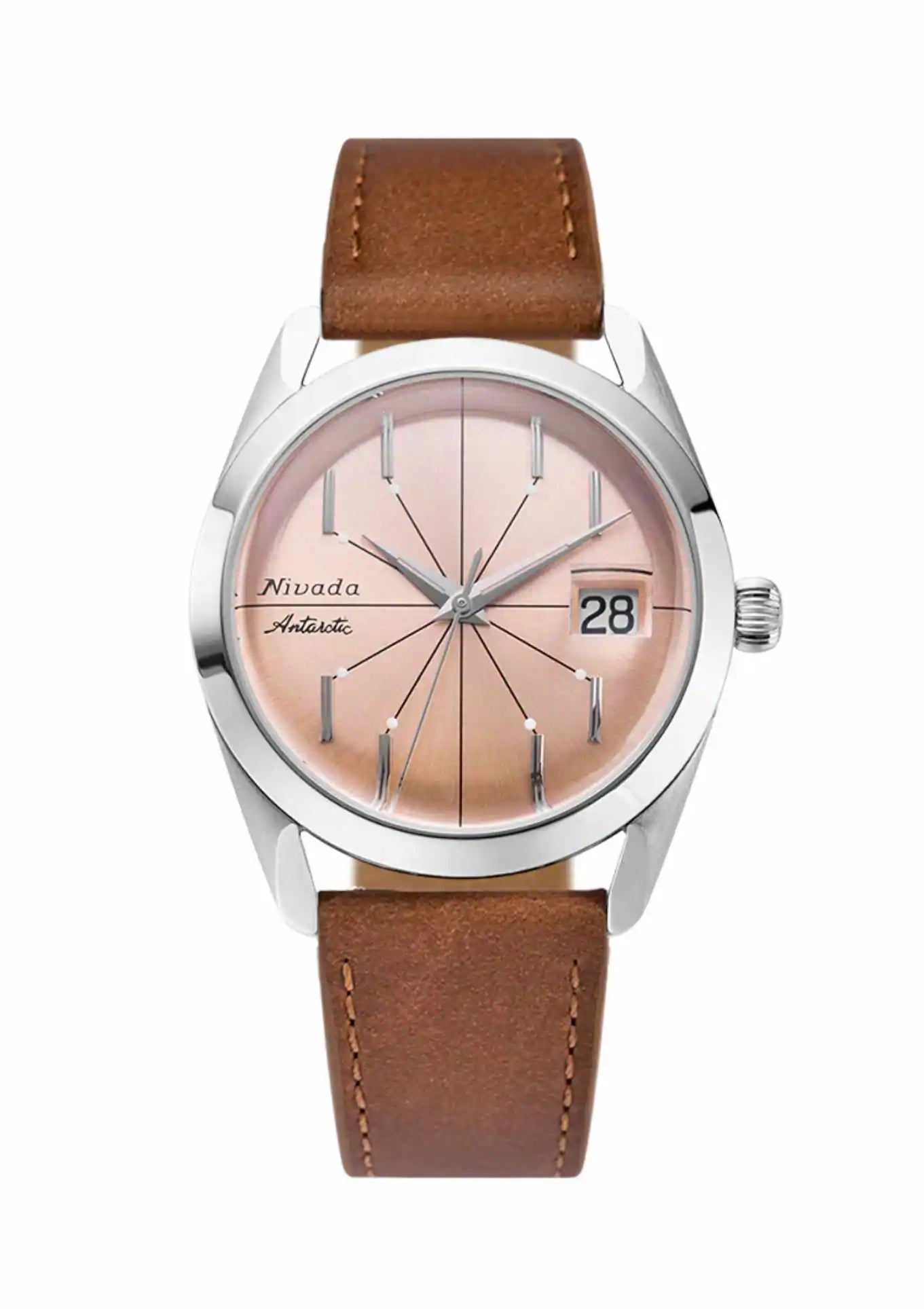 Brown leather strap