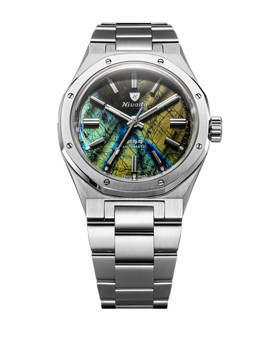 Nivada Grenchen F77 MKII LABRADORITE - 100 YEARS - 68054A77