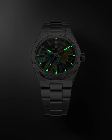 Nivada Grenchen F77 MKII LABRADORITE - 100 YEARS - 68054A77