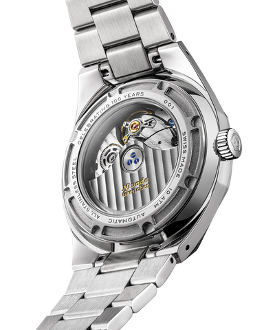 Nivada Grenchen F77 MKII SHUNGITE BLACK - 100 YEARS - 68058A77