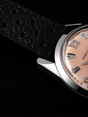 Nivada Grenchen Antarctic 35mm Salmon - No Date 35018M