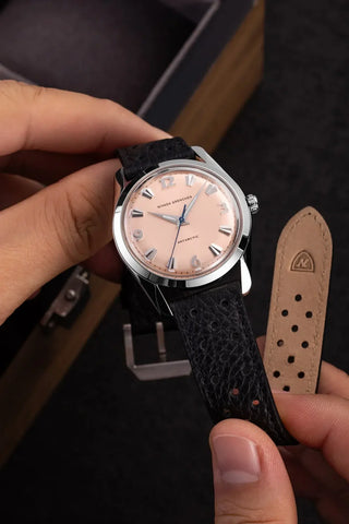 Nivada Grenchen Antarctic 35mm Salmon - No Date 35018M