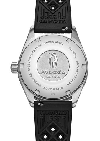 Nivada Grenchen Antarctic Diver Green - Date - 32053A