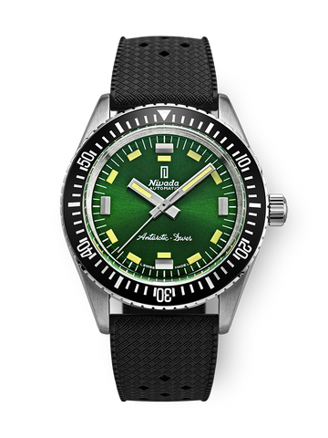 Nivada Grenchen Antarctic Diver Green - No Date - 32059A