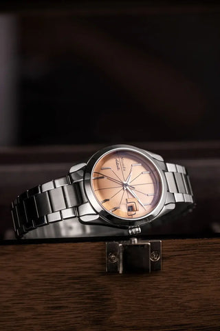 Nivada Grenchen Antarctic Spider Salmon 32042A