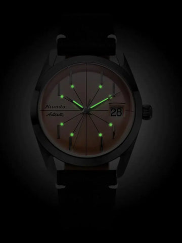 Nivada Grenchen Antarctic Spider Salmon 32042A