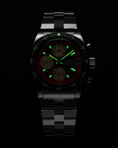 Nivada Grenchen Autochron Orange Mecaquartz 77004Q