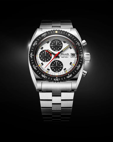 Nivada Grenchen Autochron Panda Mecaquartz 77006Q
