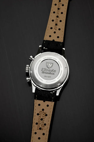 Nivada Grenchen Chronoking Inter Bezel 87042Q - GMT Bezel