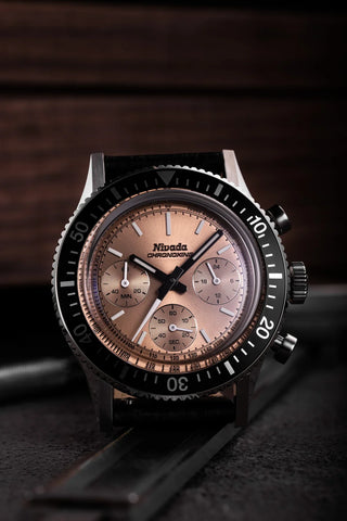 Nivada Grenchen Chronoking Salmon 87043Q