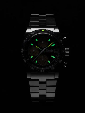 Nivada Grenchen Chronosport Blue 77003A