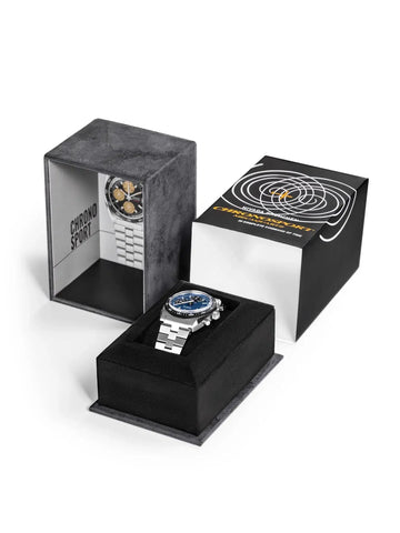 Nivada Grenchen Chronosport Blue 77003A