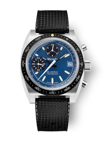 Nivada Grenchen Chronosport Blue 77003A