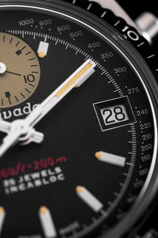 Nivada Grenchen Chronosport Yellow 77001A