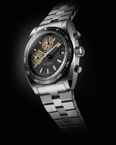 Nivada Grenchen Chronosport Yellow 77001A