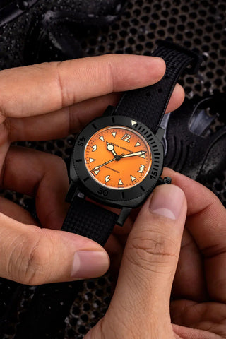 Nivada Grenchen Depthmaster - Black Pumpkin 14131A