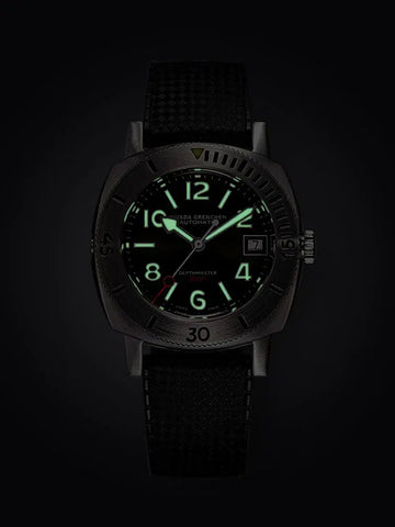 Nivada Grenchen Depthmaster - Numerals Date Green 14103A