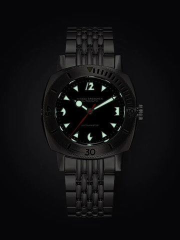 Nivada Grenchen Depthmaster - White Pacman 14102A