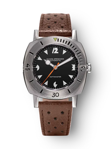Nivada Grenchen Depthmaster - White Pacman 14102A