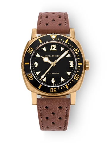 Nivada Grenchen Depthmaster Pacman Bronze 14123A