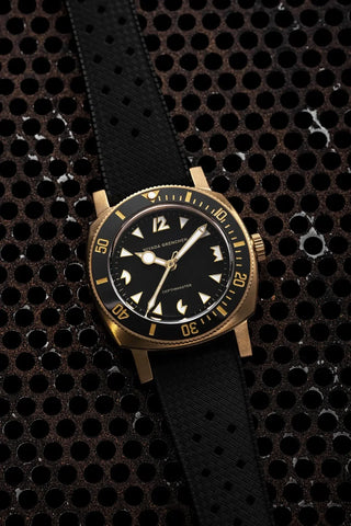 Nivada Grenchen Depthmaster Pacman Bronze 14123A