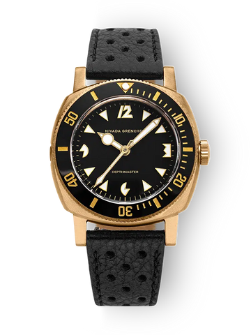 Nivada Grenchen Depthmaster Pacman Bronze 14123A