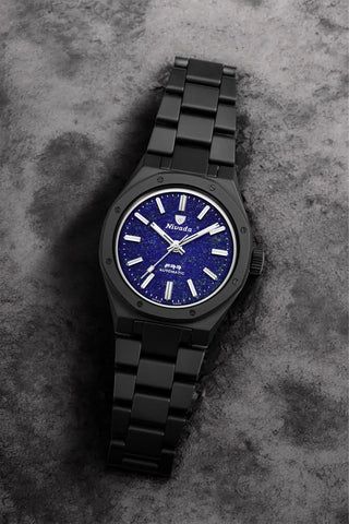 Nivada Grenchen F77 - Ceramic Lapis Lazuli 68022A77