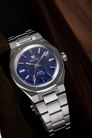 Nivada Grenchen F77 - Titanium Lapis Lazuli 68017A77