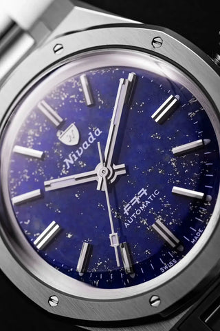 Nivada Grenchen F77 - Titanium Lapis Lazuli 68017A77