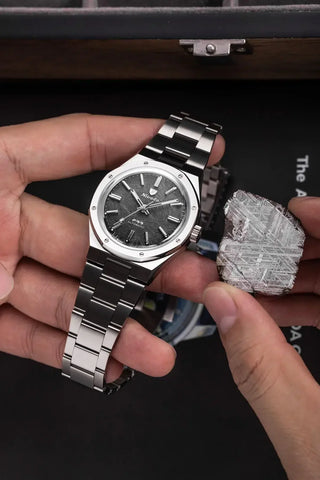 Nivada Grenchen F77 - Titanium Meteorite 68008A77