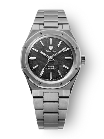 Nivada Grenchen F77 - Titanium Meteorite 68008A77