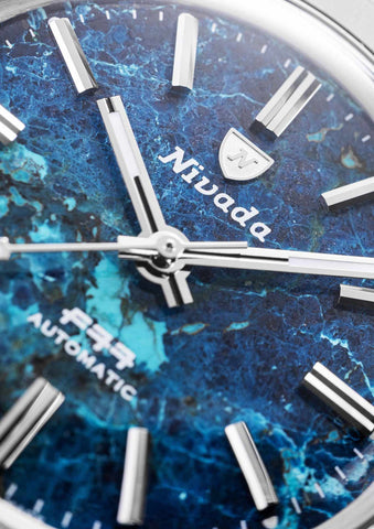 Nivada Grenchen F77 Titanium Chrysocoll - Dial Selection