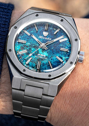 Nivada Grenchen F77 Titanium Chrysocoll Special Edition