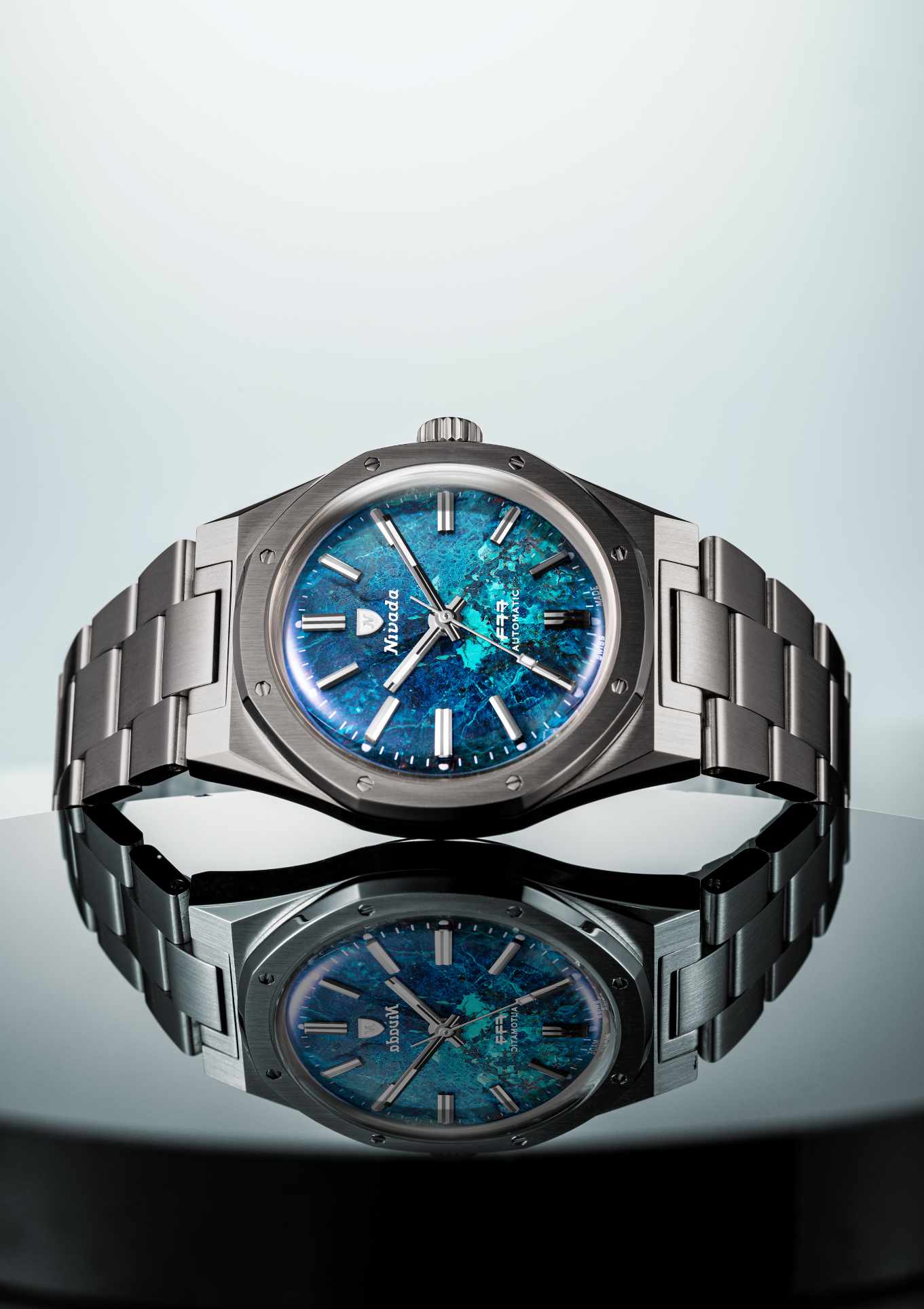 Nivada Grenchen F77 Titanium Chrysocoll Special Edition