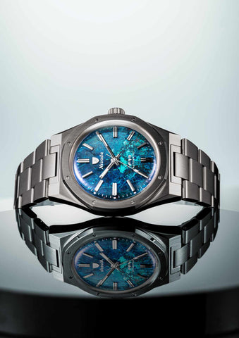Nivada Grenchen F77 Titanium Chrysocoll Special Edition
