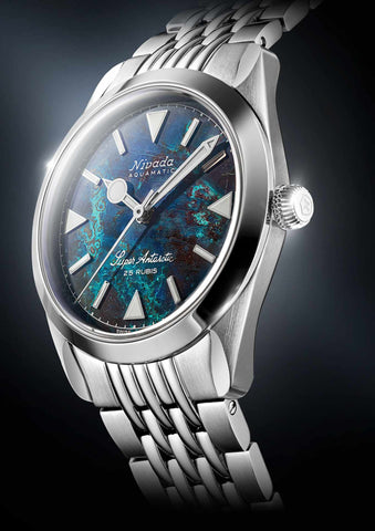 Nivada Grenchen X Chronofactum Antarctic Chrysocoll