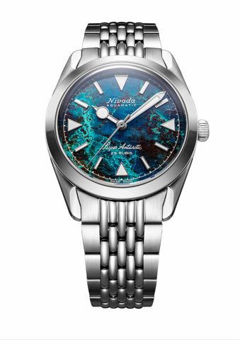 Nivada Grenchen X Chronofactum Antarctic Chrysocoll