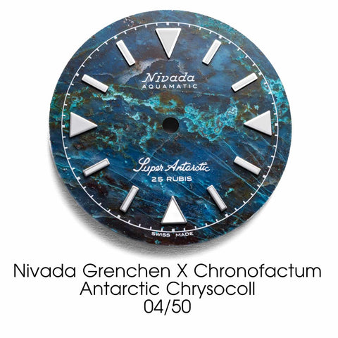 Nivada Grenchen X Chronofactum Antarctic Chrysocoll