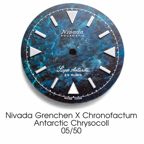 Nivada Grenchen X Chronofactum Antarctic Chrysocoll