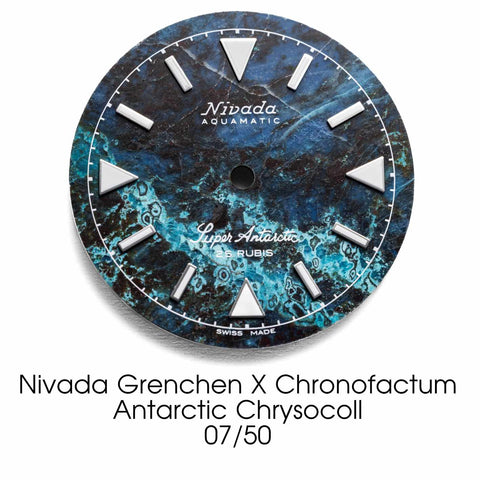 Nivada Grenchen X Chronofactum Antarctic Chrysocoll