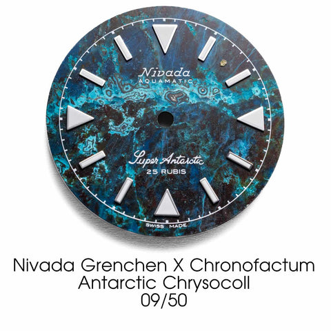 Nivada Grenchen X Chronofactum Antarctic Chrysocoll