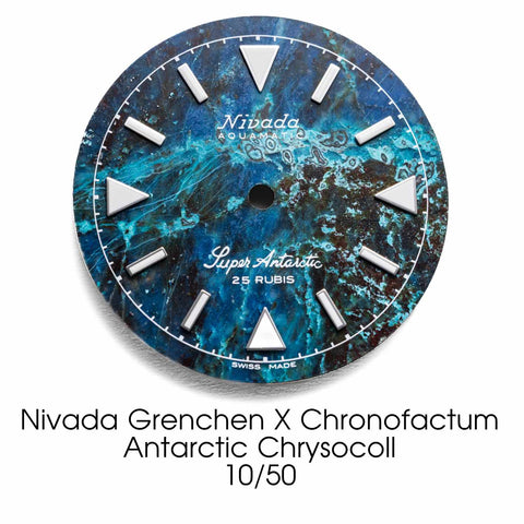 Nivada Grenchen X Chronofactum Antarctic Chrysocoll