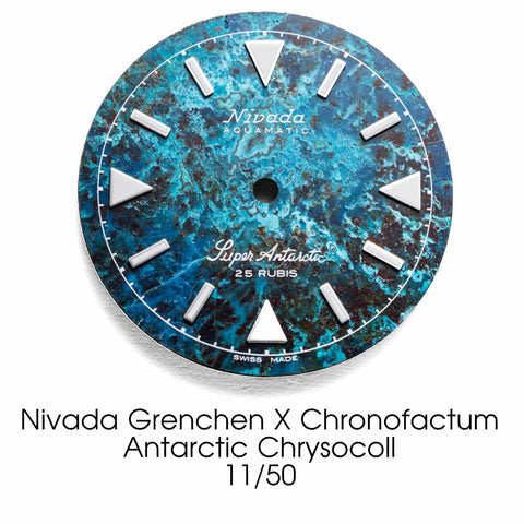 Nivada Grenchen X Chronofactum Antarctic Chrysocoll