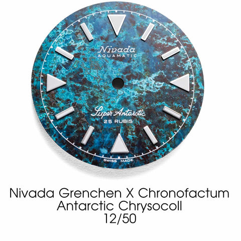 Nivada Grenchen X Chronofactum Antarctic Chrysocoll