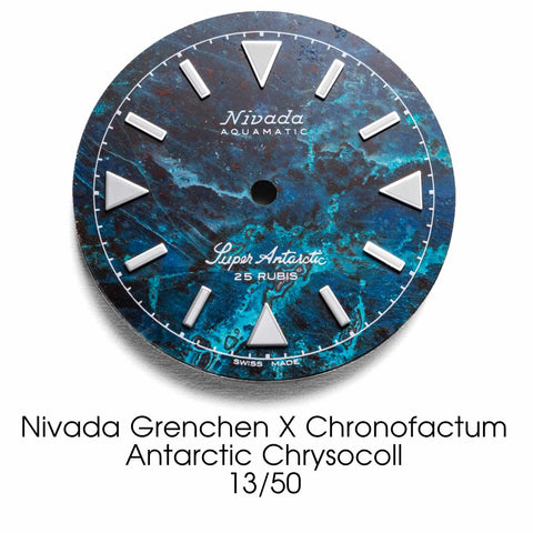 Nivada Grenchen X Chronofactum Antarctic Chrysocoll