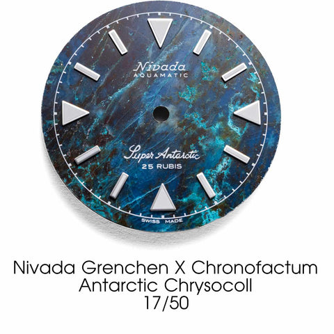 Nivada Grenchen X Chronofactum Antarctic Chrysocoll