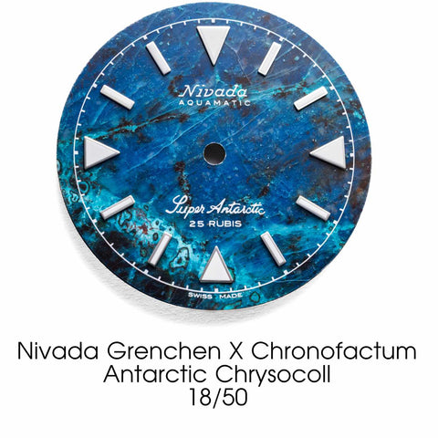 Nivada Grenchen X Chronofactum Antarctic Chrysocoll