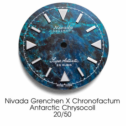Nivada Grenchen X Chronofactum Antarctic Chrysocoll